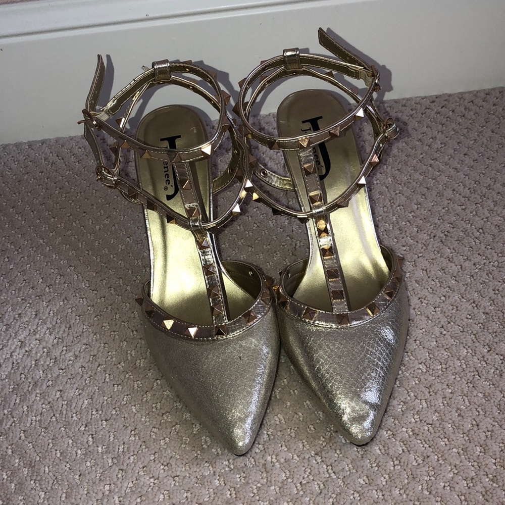 Gold heels